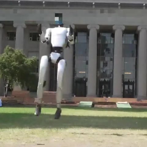 Unitree G1 humanoid jumping
